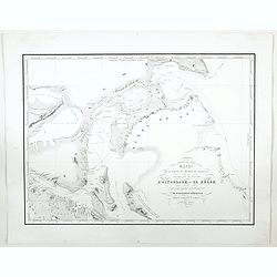 Carte de la partie du Detroit de Magellan reconnue par les Corvettes L'Astrolabe et La Zelee. . .