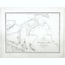 Carte de la partie du Detroit de Magellan reconnue par les Corvettes L'Astrolabe et La Zelee. . .