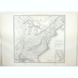 Carte Generale des Etats-Unis 1840.