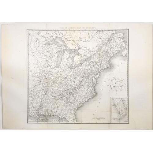 Old map image download for Carte Generale des Etats-Unis 1840.