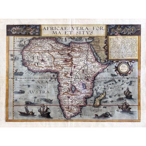 Old map image download for Africae vera forma et situs.