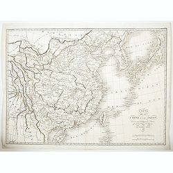 Carte de la Chine et du Japon..