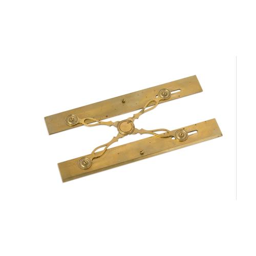 Marine parallel rulers in brass.