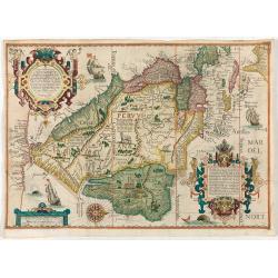 (South America) - Delineatio omnium orarum totius Australis partis Americae, dictae Peruvianae, a R. de la Plata, Brasiliam Pariam, et Castellam auream una cum omnibus…