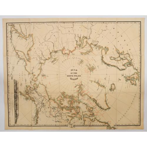 Old map image download for Map of the North Polar Region.