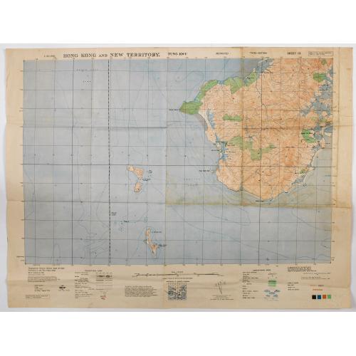 Old map image download for Hong Kong and New Territory - Tung Kwu.