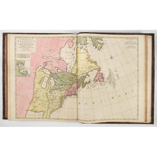 Rare, antique map of  Atlas nouveau contenant toutes les parties du monde, ou sont exactement remarqués les empires, monarchies, royaumes, estats, republiques & peuples qui s y trouvent & present..