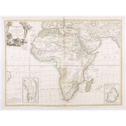 L'Afrique divisée en ses principaux Etats, assujettie aux observations astronomique.