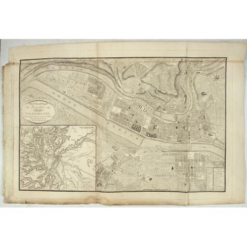 Download a free HR-image of  Nouveau Plan Géométral de la Ville de Lyon, Avec ses projets d'agrandissement & d'embellissement, Divisé par Arrondissements;