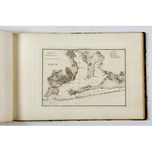 Rare, antique map of Portulano de la Ameririca Setentrional construido en la direccion de tabajos.