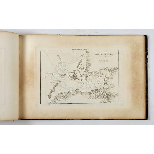 Rare, antique map of Portulano de la Ameririca Setentrional construido en la direccion de tabajos.