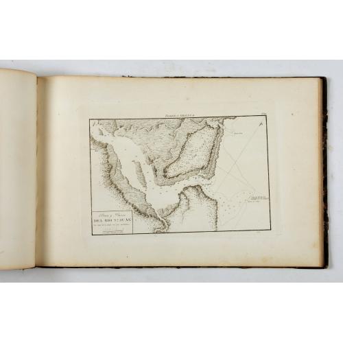 Rare, antique map of Portulano de la Ameririca Setentrional construido en la direccion de tabajos.