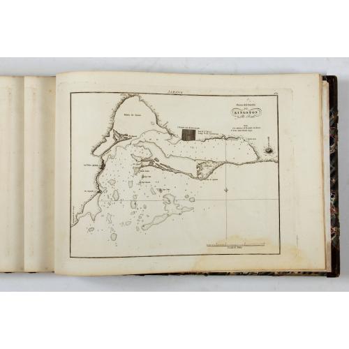 Rare, antique map of Portulano de la Ameririca Setentrional construido en la direccion de tabajos.