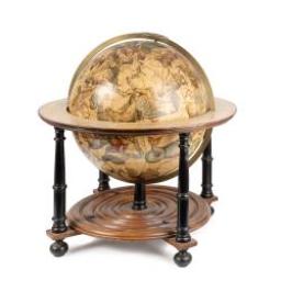 A first state celestial globe, 18inch / 46cm, by Gerard and Leonard Valk