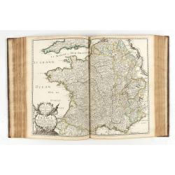 Les Isles Britanniques, l'Espagne, la France, l'Italie, & l'Allemagne, Descrites en plusieurs cartes & divers Traictés… ("Les cinq royaumes").