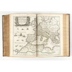 Les Isles Britanniques, l'Espagne, la France, l'Italie, & l'Allemagne, Descrites en plusieurs cartes & divers Traictés… ("Les cinq royaumes").