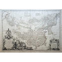 Carte la plus generale et qui comprend la Chine, la Tartarie chinoise et le Thibet. . .