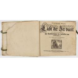 'T Derde deel van 't Licht der zee-vaert, inhoudende de beschryvinghe der zeecusten van de Middelandtsche Zee /, By een vergaedert ende in't licht ghebracht door Willem Janssen. [Blaeu sea atlas].