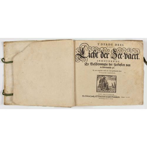 Old map image download for 'T Derde deel van 't Licht der zee-vaert, inhoudende de beschryvinghe der zeecusten van de Middelandtsche Zee /, By een vergaedert ende in't licht ghebracht door Willem Janssen. [Blaeu sea atlas].