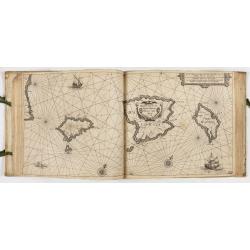 'T Derde deel van 't Licht der zee-vaert, inhoudende de beschryvinghe der zeecusten van de Middelandtsche Zee /, By een vergaedert ende in't licht ghebracht door Willem Janssen. [Blaeu sea atlas].