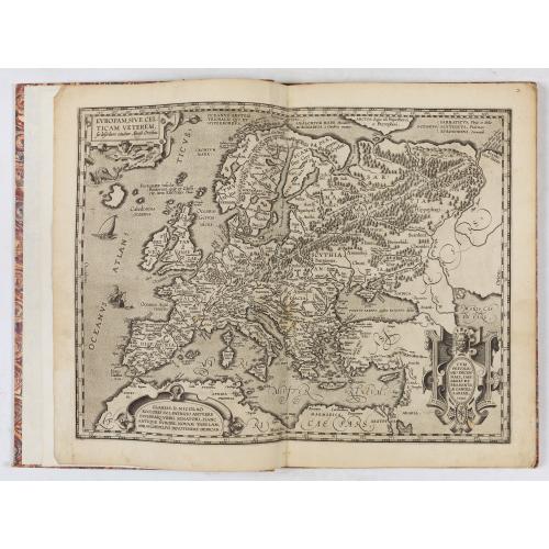 Rare, antique map of  [A unique, made-to-order edition, of the Parergon, in quo Veteris geographiae aliquot tabulae.]