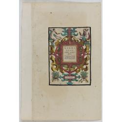 [Title page]  Germaniae Tabule Geographicae..