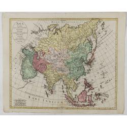 Asia secundum novas celeberrimi de l'Isle Projectiones aliorumque. . .