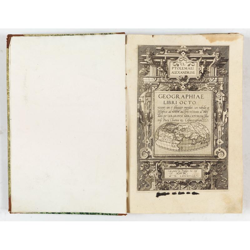 Geographiae libri octo... ac emendatis per Gerardum Mercatorem