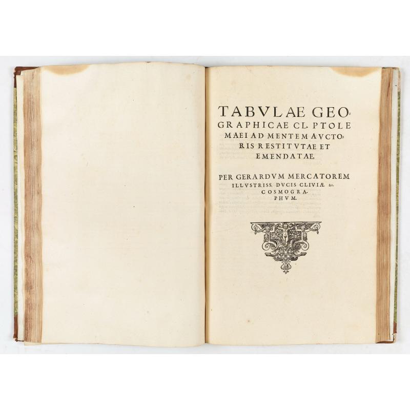 Geographiae libri octo... ac emendatis per Gerardum Mercatorem