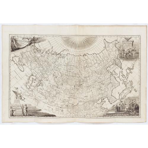 Old map image download for Imperii Russici tabula generalis quo ad fieri potuit / accuratissime descripta opera et studio Ioannis Kyrilow, …