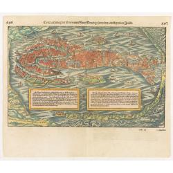 Contrafehtung der fürnemmen Statt Venedig sampt den umbligenden Inseln.