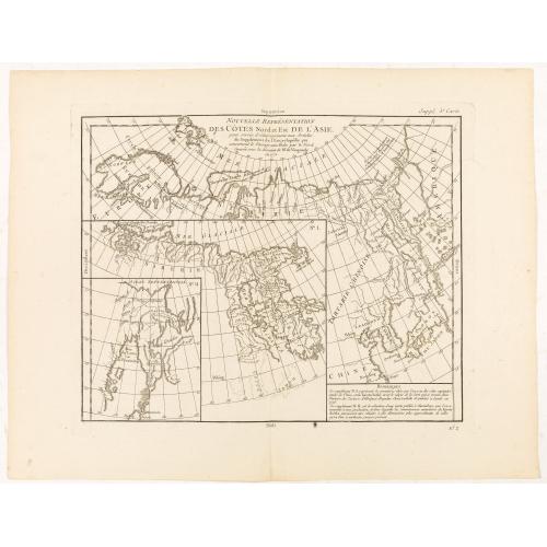 Old map image download for Nouvelle Representation des Cotes Nord et Est de L'Asie. . .
