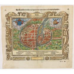 [Paris] Die Statt Paris etlicher maß figuriert und contrafehret nach jetziger Gelegenheit.