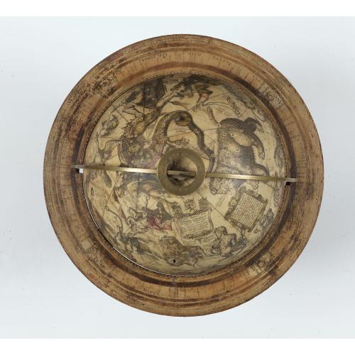 Rare, antique map of AN EXCEPTIONAL AND VERY RARE PAIR OF CELESTIAL AND TERRESTIAL GLOBES