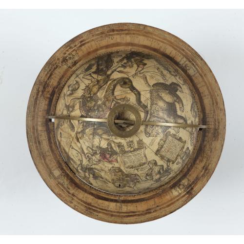 Rare, antique map of AN EXCEPTIONAL AND VERY RARE PAIR OF CELESTIAL AND TERRESTIAL GLOBES