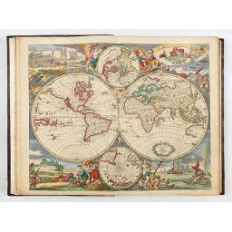 Atlas by the Danckerts family with 86 maps and plates.