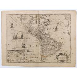 Carte de l'Amérique, corrigée et augmentée…1640.