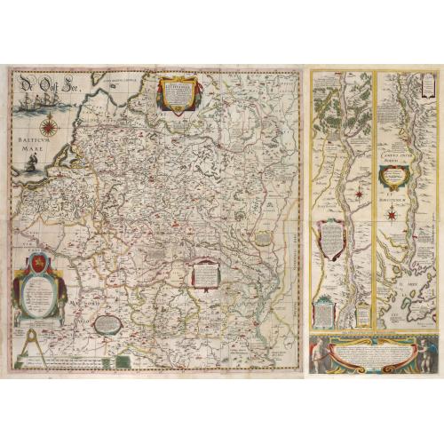 Old map image download for Magni Ducatus Lithuaniae. . . (together with] Campus Inter Bohum et Borystenem. . .