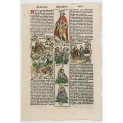 Prima Etas Mundi. IX (with Eve nursing Kain and Abel)