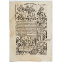 Quinta Etas Mundi. Folium. XCIIII [Portrait of Strabo]