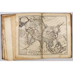 A very rare atlas by Guillaume De L'Isle, Paris, 1700, with his first address "Rue des Canettes".