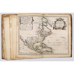 A very rare atlas by Guillaume De L'Isle, Paris, 1700, with his first address "Rue des Canettes".