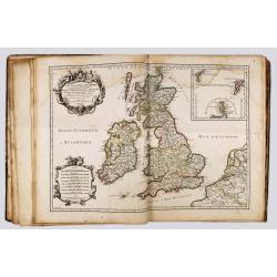 A very rare atlas by Guillaume De L'Isle, Paris, 1700, with his first address "Rue des Canettes".