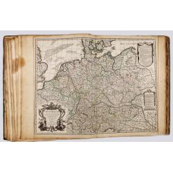 A very rare atlas by Guillaume De L'Isle, Paris, 1700, with his first address "Rue des Canettes".