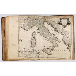 A very rare atlas by Guillaume De L'Isle, Paris, 1700, with his first address "Rue des Canettes".