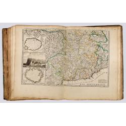 A very rare atlas by Guillaume De L'Isle, Paris, 1700, with his first address "Rue des Canettes".