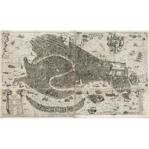 Rare, antique map of VENETIA