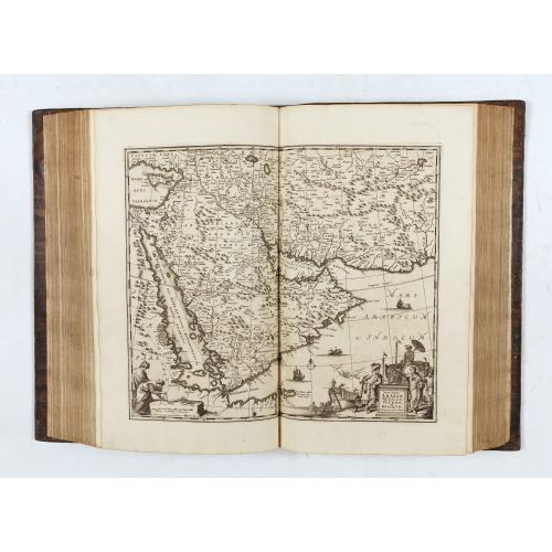 Rare, antique map of Naukeurige Beschryving van Asie: behelsende de Gewesten van Mesopotamie, Babylonie, Assyrie, Anatolie, of Klein Asie: beneffens eene volkome Beschrijving van gansch Gellukigh, Woest, en Petreesch of Steenigh Arabie.