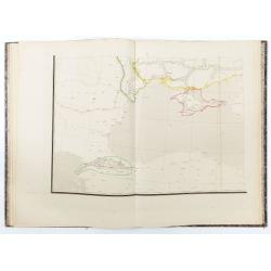 Exposé des travaux astronomiques en Russie (Atlas) with Supplément à l’exposé des travaux astronomiques et géodésiques exécutés en Russie contenant les noms, en langue russe de toutes les positions données au chapitre V (supplément I only).