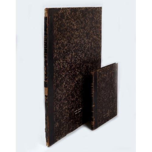 Rare, antique map of  Exposé des travaux astronomiques en Russie (Atlas) with Supplément à l’exposé des travaux astronomiques et géodésiques exécutés en Russie contenant les noms, en langue russe de toutes les positions données au chapitre V (supplément I only).